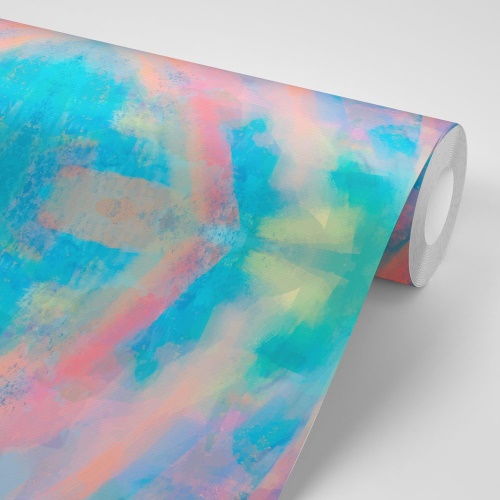 Samolepiaca tapeta farebná abstrakcia vzorov - 75x1000 cm