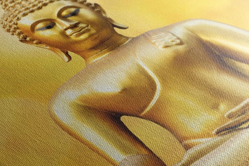 Obraz zlatá socha Budhu
