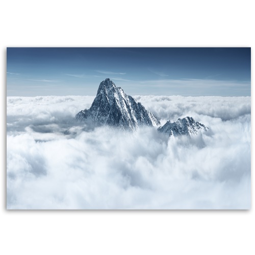 Obraz na plátně, Alpy nad mraky