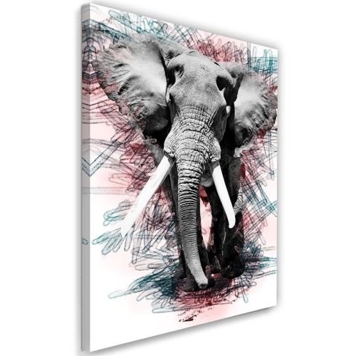 Obraz na plátně Slon Abstrakt Afrika
