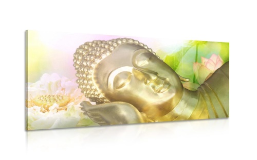 Obraz spiaci Budha