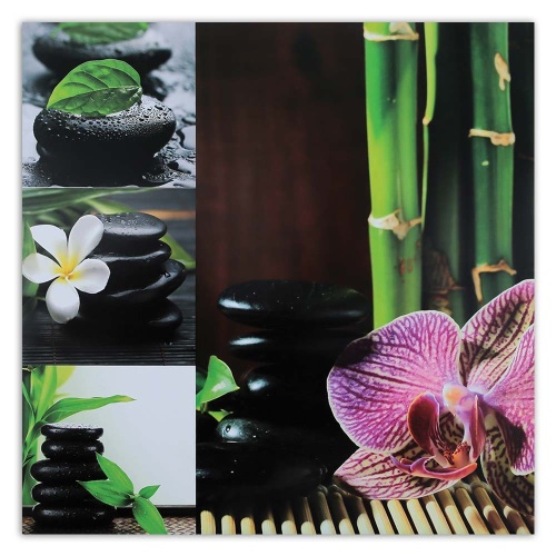 Obraz na plátně Zen Spa Orchid Bamboo