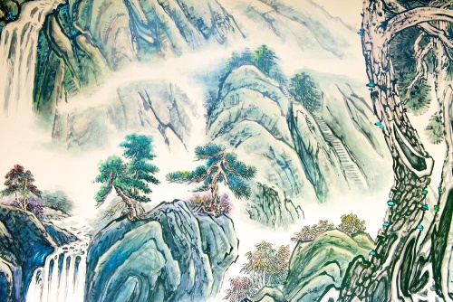 Obraz čínska krajinomaľba