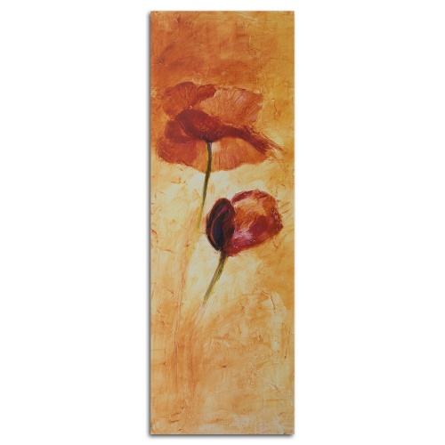 Obraz na plátně Červené máky Květina Akryl