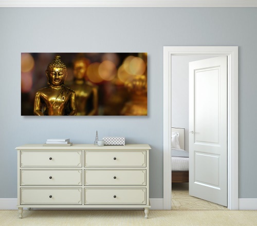 Obraz Budha s abstraktným pozadím