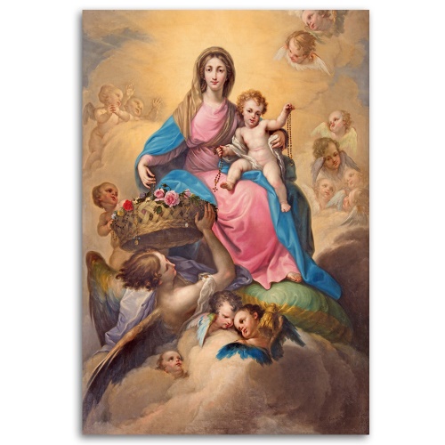 Obraz na plátně RELIGIÓZNÍ Panna Marie s dítětem