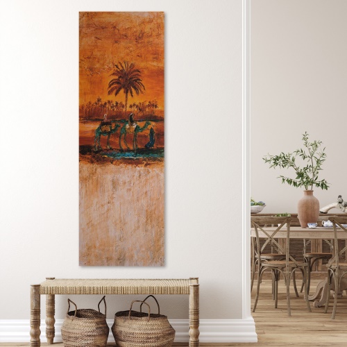 Obraz na plátně Palm Camel Desert