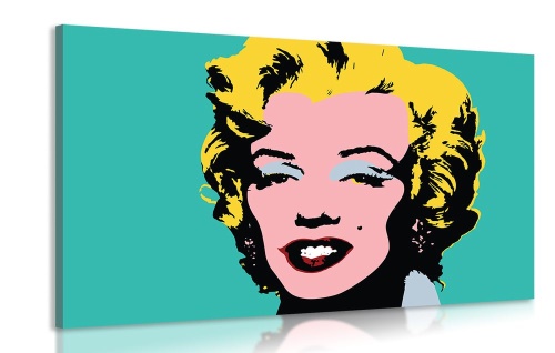 Obraz ikonická Marilyn Monroe v pop art dizajne