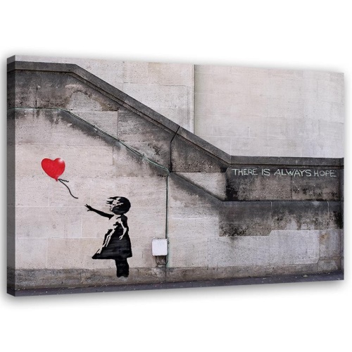 Obraz na plátně Banksy Dívka s balónkem