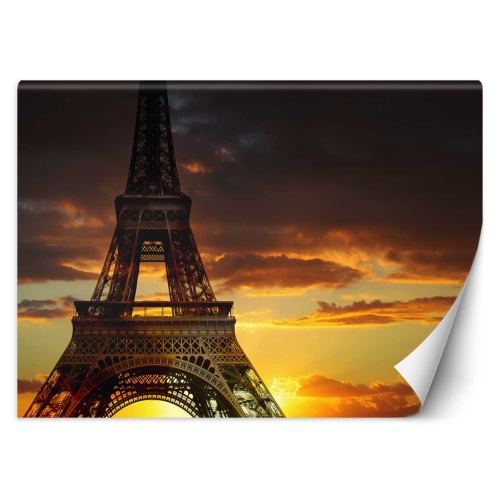 Fototapeta, Eiffelova věž při západu slunce