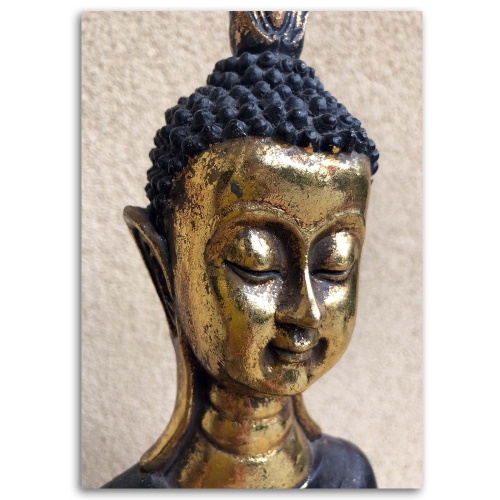 Obraz na plátně Buddha Gold Lázně Zen