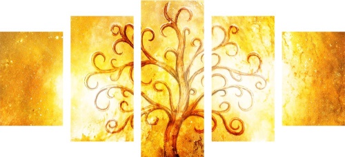 5-dielny obraz strom života