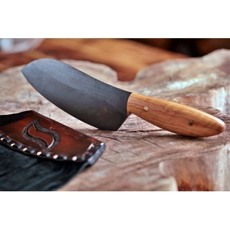 DELLINGER D2 SAND Olive nůž BBQ
