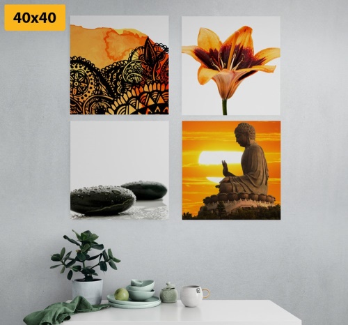 Set obrazov Feng Shui v jedinečnom štýle