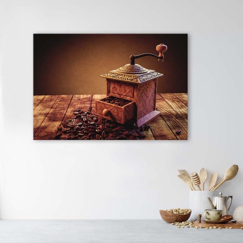 Obraz na plátně Mlýnek na kávu