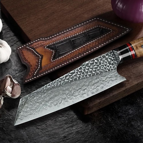 KnifeBoss damaškový nůž Gyuto / Chef 8" (172 mm) Burl Wood VG-10