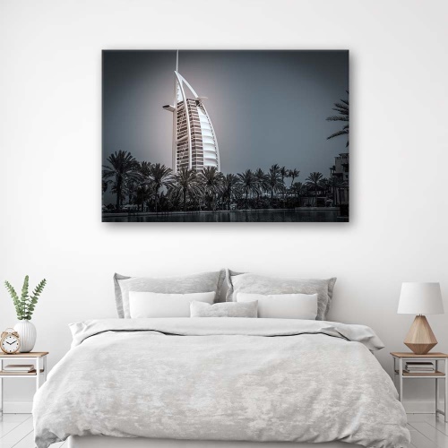 Obraz na plátně Hotel Burj al-Arab v Dubaji